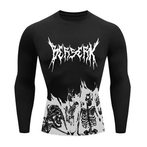 Ropa deportiva transpirable para correr y entrenar, camisa de compresión para hombres, ropa de entrenamiento de secado rápido, camisa de compresión para hombres - Product Image 1