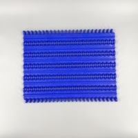 Banda Transportadora Modular Serie 800 con Placas de Deflector Reforzadas y Duraderas, Placas de Deflector Integradas para Transporte Inclinado Industrial