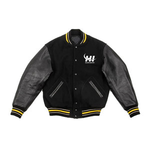 Veste Letterman en tissu chaud pour homme, coupe confortable, look tendance, en promotion - Product Image 1