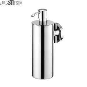 Soap JUSTIME Simply Design Stylish 360ml Brass Polished Chrome Hand Soap Dispenser