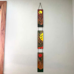 ศิลปะแขวนผนังไม้หรูหราที่ผสมผสานพื้นผิวธรรมชาติและความสวยงามทันสมัยสำหรับการตกแต่งภายในบ้านอย่างมีสไตล์ - Product Image 1