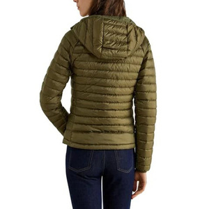 Chaqueta Acolchada de Moda para Mujer 2024, Transpirable, Impermeable, con Capucha, Bordado de Letras Personalizable, Poliéster de Alta Calidad - Product Image 4