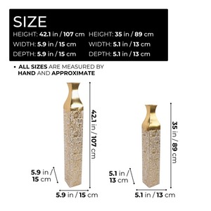 แจกันเหล็กสไตล์โมเดิร์นลายดอกไม้สำหรับตกแต่งบ้าน แจกันตั้งโต๊ะ ส่งตรงจากโรงงาน - Product Image 4