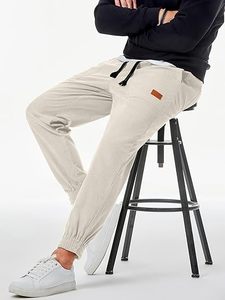 กางเกงกีฬาขายาวผ้าสักหลาดผสมผ้าโพลีเอสเตอร์กางเกงคาร์โก้ลำลองขายาวปรับแต่งได้ตามต้องการ - Product Image 3