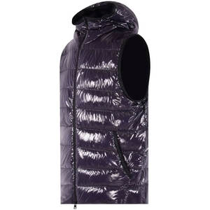 Gilet matelassé d'hiver décontracté avec fermeture à glissière Remplissage en coton respirant Vêtements d'extérieur Service OEM disponible - Product Image 3