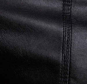 Chaquetas de cuero genuino para hombres Cremallera Moda negro teñido desgaste Stand Collar chaquetas de cuero para hombres colores y tamaños personalizados - Product Image 6