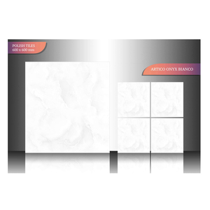 Phật Sơn gạch đá cẩm thạch 600x600mm kết cấu vô hạn hiện đại bóng sàn đá cẩm thạch ốp tường phòng khách nhà bếp sứ gạch men - Product Image 1