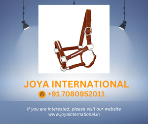<b>Equestrian</b> Halter Bling Rainbow Cognac Leather High Quality Horse Genuine Leather Horse Leather Halter Folding - Product Image 2