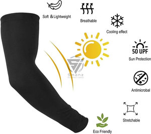 Al por mayor Mangas de tela de seda fría refrescantes temporales para tatuajes de brazo completo, protección solar, transpirables, para hombres, mujeres, niños, unisex - Product Image 6