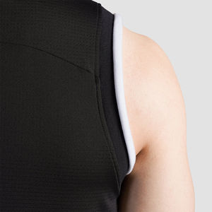 Ropa deportiva Mejor diseño Hombres Camiseta sin mangas Tendencia Hombres Estirable Temporada de verano Ropa de entrenamiento Camiseta sin mangas transpirable - Product Image 6