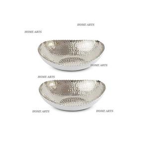 Juego de 2 cuencos decorativos de diferentes tamaños, cuenco para servir frutas de hierro de Calidad exclusiva para uso en fiestas de bodas - Product Image 2