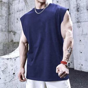 Camiseta sin mangas de secado rápido para hombre de la mejor calidad, hecha en Pakistán, de punto, estilo informal, de talla grande, tejido transpirable - Product Image 4