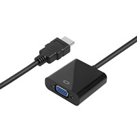 Adaptateur de câble HDCP 1.2 vers VGA en gros avec gaine en PVC pour projecteurs, moniteurs, lecteurs DVD - Conversion vidéo 1080p, logo personnalisé