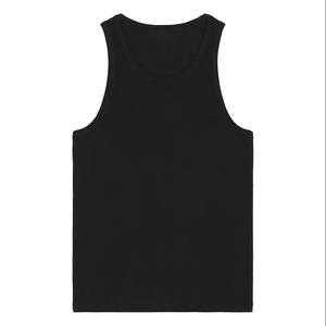 2025 Summer Custom Logo <b>Men's</b> Workout <b>Tank</b> <b>Top</b> Polyester Cotton Stringer <b>for</b> Bodybuilding Casual Fitness Gym Tshirts - Product Image 2