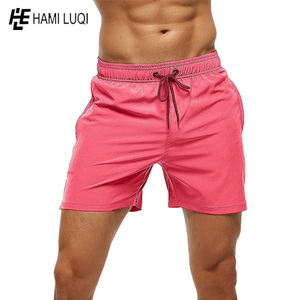 Short de sport de haute qualité en coton noir avec logo personnalisé pour hommes, tissu pour entraînement, entraînement sportif, plage - Product Image 3