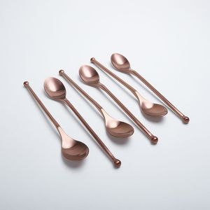 Juego de Cucharas de Acero Inoxidable Personalizadas de Moda, Calidad Superior, Cubiertos Únicos, Aptos para Alimentos, Estilo Real, Regalos - Product Image 6