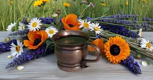 Tasse en cuivre authentique 14 onces Moscow Mule à l'ancienne tasse en céramique artisanale - Product Image 2