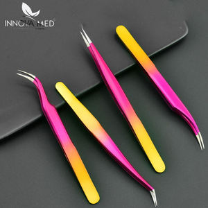 Beauté et soins personnels pincettes d'extension de cils en acier inoxydable avec Logo personnalisé par INSTRUMENT innovant - Product Image 5