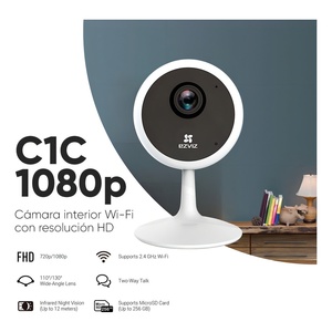 กล้องวงจรปิด Ezviz CS-C1C 2MP WiFi แบบโดม สำหรับใช้งานภายในอาคาร หมุนได้ ปรับมุมได้ รองรับเสียงสองทาง ไมโครโฟนในตัว ตรวจจับความเคลื่อนไหว บันทึกข้อมูลบนคลาวด์ H.265 91 - Product Image 2