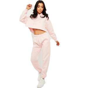 เสื้อฮู้ดแบบสวมหัวสำหรับผู้หญิง, เสื้อฮู้ดและกางเกงขายาวทรงหลวมสามารถซักได้สำหรับฤดูหนาว - Product Image 2