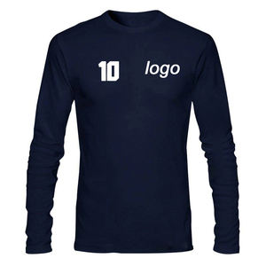 เสื้อกอล์ฟคอกลมคุณภาพสูงสำหรับผู้ชาย ผ้าฝ้ายทอ 100% รับผลิตตามสั่ง ปริมาณตามต้องการ  OEM สำหรับเสื้อเปล่าปักลาย เป็นมิตรกับสิ่งแวดล้อม - Product Image 5