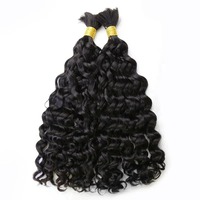 Extensions de cheveux Remy birmans de haute qualité pour tressage de cheveux humains, à double tirage, au prix de gros