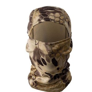 Venta al por mayor de camuflaje cubierta de cara completa para los hombres al aire libre táctico caza accesorios de colores personalizados Impresión de logotipo de alta calidad - Product Image 1