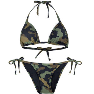 Bikini Set for Women <b>Sexy</b> Micro Swimwear with Thong Printed Two-Piece Bathing Suit for Summer Beachwear Low Price OEM Service - Product Image 5