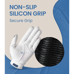 Guantes de Golf Cabretta de alta especificación para hombre, nuevo estilo, piel de oveja genuina, antideslizantes, transpirables, talla izquierda y derecha para deportes - Product Image 2