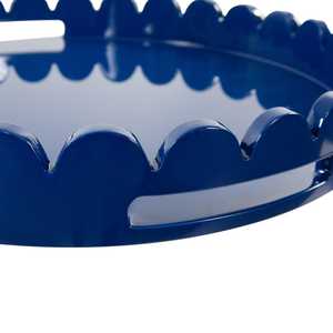 Modern Home Decor Angel Lacquer Food Serving Tray Handcrafted <b>Resin</b> Round From Vietnamese Artisans-<b>Gifts</b> - Product Image 4