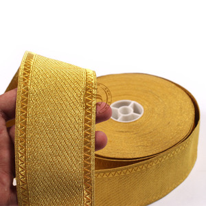 Venta al por mayor 40mm galón dorado trenza Trim Tresse colores personalizados diseños para la industria de la aviación bordado decoración uso del trabajo - Product Image 4