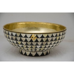 ชามอาหารทองเหลืองสำหรับตกแต่งบ้านโต๊ะรับประทานอาหารสไตล์ญี่ปุ่นชามอาหารและซุป - Product Image 4