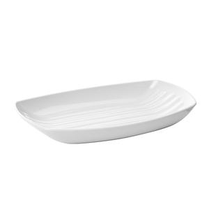 Plat de service ovale profond en plastique ABS de forme bateau, 1283, Vietnam, Japon, pour la maison et les restaurants - Product Image 1