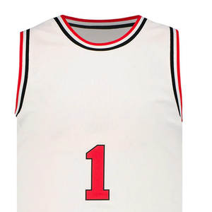 Logo personnalisé imprimé maillot de basket-ball respirant col rond sans manches entièrement personnalisé maillot de basket-ball de mode - Product Image 5