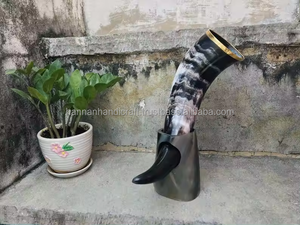 XL Organic Portable Drinking <b>Horn</b> Frog Polished Souvenir Beer & Wine <b>Viking</b> <b>Horn</b> Celebration Drinkware HANNAN HANDICRAFT India - Product Image 2