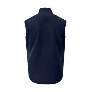 Vente en gros Veste softshell noire en polyester pour homme Gilet d'hiver en polaire personnalisé avec fonction imperméable Gilet utilitaire coupe-vent - Product Image 2
