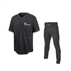 Ensembles d'uniformes de baseball et de softball de dernière conception du fabricant, respirants, à séchage rapide, 100 % polyester, personnalisables, haute qualité, nouveauté - Product Image 1