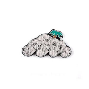 Broches en fil de lingot de nouvelle conception de la meilleure qualité en gros broches en fil de lingot à bas prix broche nuage et pluie en or - Product Image 6