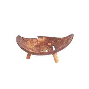 Porte-savon à la noix de coco écologique de haute qualité pour salle de bain Produits artisanaux à partir de coquilles de noix de coco fabriqués au Vietnam - Product Image 1