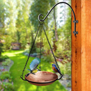 Fabricant de confiance vendant des bains d'oiseaux de jardin en métal durables et mangeur pour les parcs et les jardins avec des couleurs et des tailles personnalisées - Product Image 5