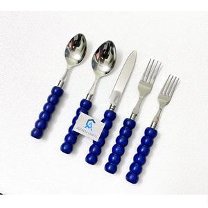 Ensemble de couverts en gros, manche en résine, essentiels pour la maison, la table de l'hôtel, couverts en acier inoxydable, ensemble de couverts de table, couverts en argent, cuillère - Product Image 3