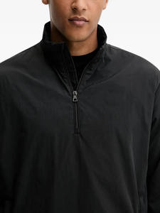 Chaqueta Cortavientos con Cierre de Cremallera, Chaqueta de Nailon con Cierre de Cremallera, Unisex, a Cuadros, Cortavientos, Impermeable, ODM, Logotipo Personalizado, Chaqueta Cortavientos con Media Cremallera - Product Image 3