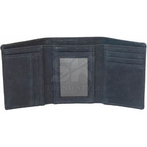 Custom Size Business Men's Leather Single Shade <b>Trifold</b> <b>Wallet</b> Good Price Men's Leather Single Shade <b>Trifold</b> <b>Wallet</b> - Product Image 6