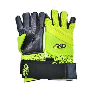 Hot Sale Nitied Goalkeeper Gloves Professional Protect Quality Latex Glove Youth Professional Soccer With Super <b>Grip</b> With Ako - Product Image 1