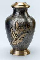 Urnes funéraires pour adultes en laiton faites à la main de conception moderne Urnes funéraires commémoratives pour adultes pour les cendres Beau mémorial - Product Image 2