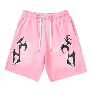 Top Design été arrivée chaude haute Streetwear Pure marque de mode hommes et femmes ample et mince 100% coton cinq cents Shorts - Product Image 6
