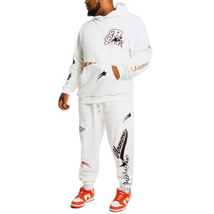 Best Quality Comfortable Breathable <b>for</b> <b>Men's</b> Tracksuit 100% Cotton Wholesale Customizable Winter Eco-Friendly - Product Image 1