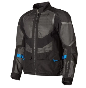 Veste de moto pour hommes de qualité fine veste de moto en textile Cordura respirant imperméable avec toutes les armures de protection - Product Image 2