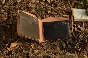 Wholesale Custom Carving Wallet Veg tan leather Comfortable Price, anwar Quality,<b>Best</b> Designs Genuine Leather Wallet - Product Image 5