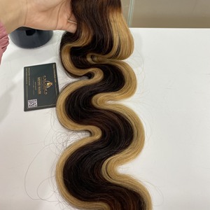 Steam-máquina de ondas de cuerpo, trama de cabello humano vietnamita, color piano, doble estiramiento, nigeriano - Product Image 2